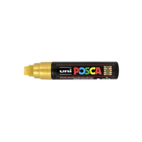 Verfstift Posca PC17K extra breed rechthoek goud