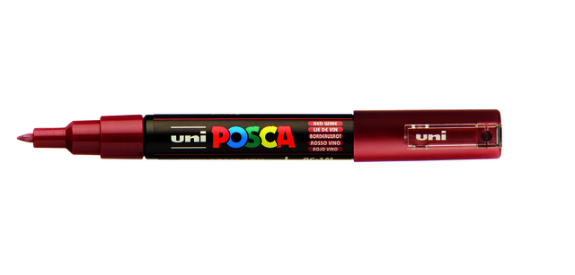 Marqueur peinture Posca PC1MC Extra Fin lie de vin