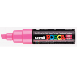 Paintmarker Uni POSCA PC8K breed schuin roze