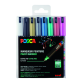 Verfstift Posca PC1MR extra fijn metallic assorti set à 8 stuks