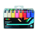Marqueur peinture Posca PC8K Large biseau assorti set 16 pièces