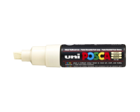 Paintmarker Uni POSCA PC8K breed schuin ivoor