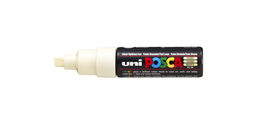 Posca Paint Marker PC8K Large Ivory Chisel