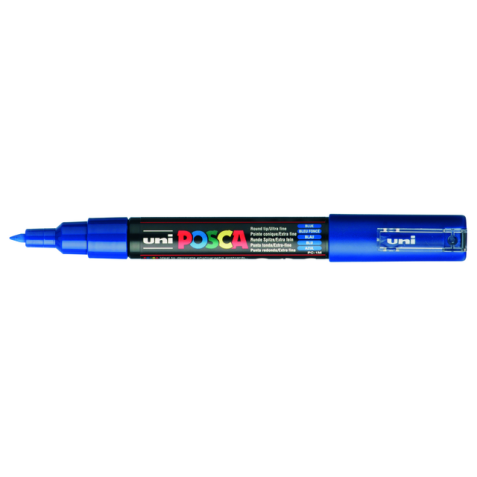 Marqueur peinture Posca PC1MC Extra Fin bleu foncé