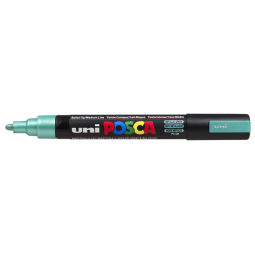 Verfstift Posca PC5M medium metallic groen