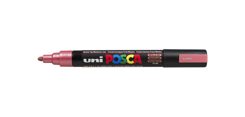Posca Paint Marker PC5M Medium Metallic Red