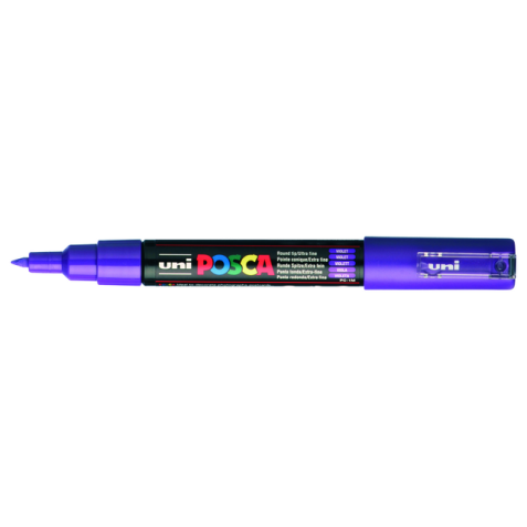 Verfstift Posca PC1MC extra fijn paars