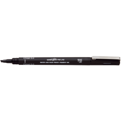 Fineliner Uni-Ball Pin biseau 3mm noir