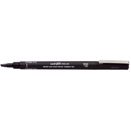 Fineliner Uni-Ball Pin biseau 3mm noir