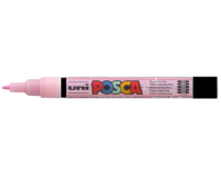 Paintmarker Uni POSCA PC3M fijn glitter roze