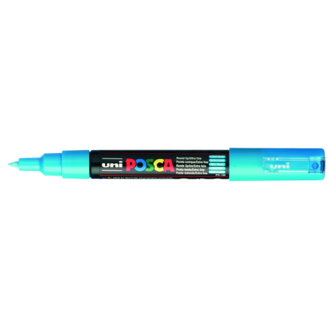 Marqueur peinture Posca PC1MC Extra Fin bleu clair
