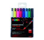 Marqueur peinture Posca PC1MR Extra Fin assorti set 8 pièces
