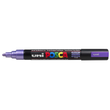 Verfstift Posca PC5M medium metallic paars