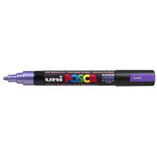 Verfstift Posca PC5M medium metallic paars