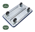 Transportkar BRASQ zonder duwbeugel 300kg