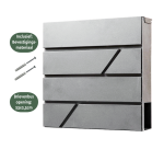 Brievenbus BRASQ PB200 Deluxe wand rvs