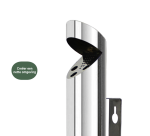 Cendrier mural BRASQ AT200 inox