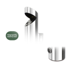 Cendrier mural BRASQ AT200 inox