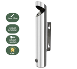 Cendrier mural BRASQ AT200 inox