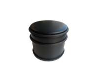 Deurstopper BRASQ  met rubberen ringen zwart