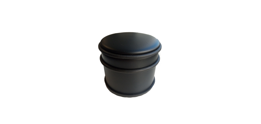BRASQ door stopper with black rubber ring