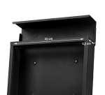 Boîte aux lettres BRASQ PB300 Premium noir