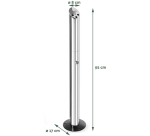 Cendrier BRASQ à poser AT300 inox