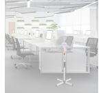 Ventilateur sur pied BRASQ F300 Ø 40cm blanc