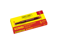 Cartouche d'encre Online Combi rouge boîte 5 pièces