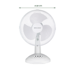 Ventilateur de table BRASQ F400 Ø 30cm blanc