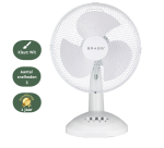 Ventilateur de table BRASQ F400 Ø 30cm blanc