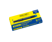 Cartouche Online Kombi bleu boîte 5 pièces