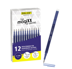 Gelschrijvervulling Online Magixx 0.7mm blauw doos à 12 stuks