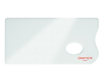 Palette peinture Caran d'ache plexiglas 26x13cm blanc