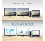 Station d'accueil ACT USB-C Dual Ecran avec port de charge
