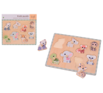 Puzzle à bouton Jouéco The Wildies Family