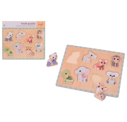 Jouéco The Wildies Family knopjespuzzel