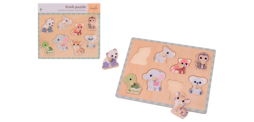 Button Puzzle Jouéco The Wildies Family