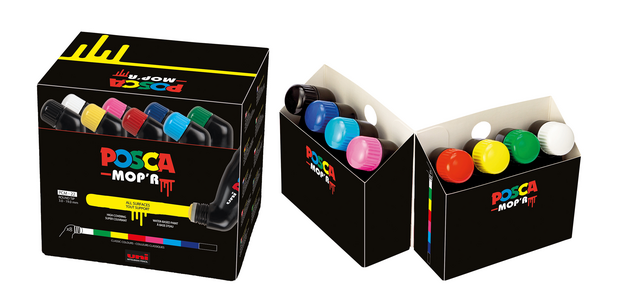 Posca Lackmarker PCM22 MOP'R-Set, 8-teiliges Sortiment