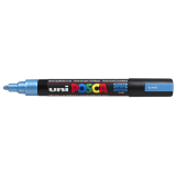 Verfstift Posca PC5M medium metallic blauw