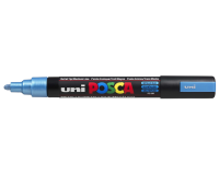 Paintmarker Uni POSCA PC5M medium metallic blauw
