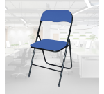 Chaise pliante BRASQ FC100 bleu-noir