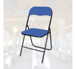 Chaise pliante BRASQ FC100 bleu-noir