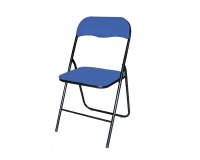 Klapstoel BRASQ FC100 blauw-zwart            