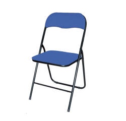 Chaise pliante BRASQ FC100 bleu-noir