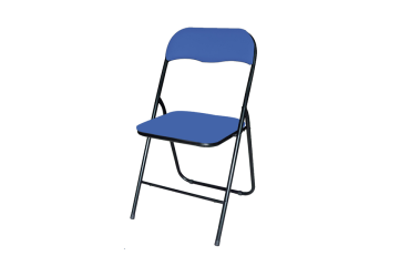 Chaise pliante BRASQ FC100 bleu-noir