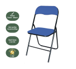 Chaise pliante BRASQ FC100 bleu-noir