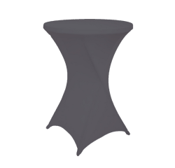 Housse BRASK pour table haute 80cm anthracite