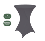 Housse BRASK pour table haute 80cm anthracite
