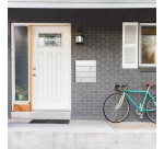 Boîte aux lettres murale BRASQ PB200 Deluxe blanc